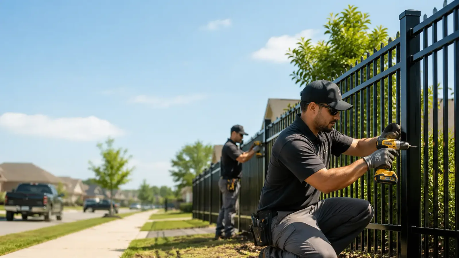 Metal Fence Installation in Spring, TX